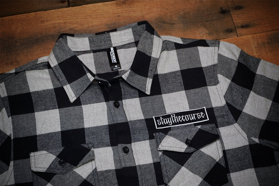 Stay the Course Flannel Shirt - Grey Heather 5