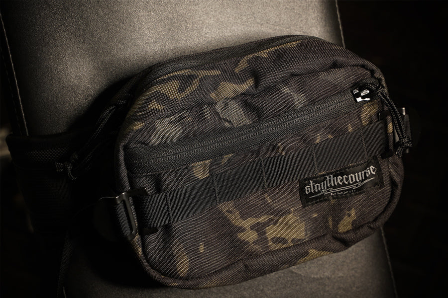 Stay the Course Hip Sack / Multicam Black II Front