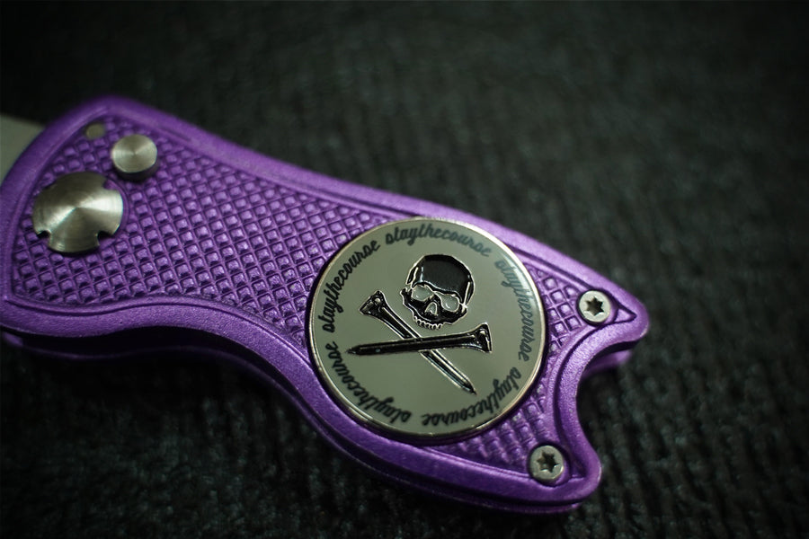 Switchblade Divot Tool w/ Ball Marker - Purple 1
