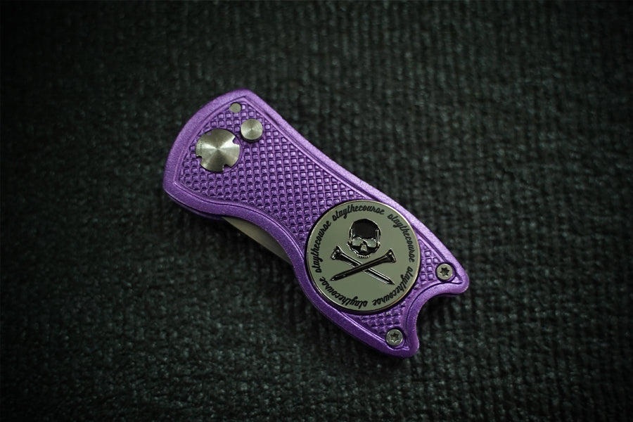Switchblade Divot Tool w/ Ball Marker - Purple 2