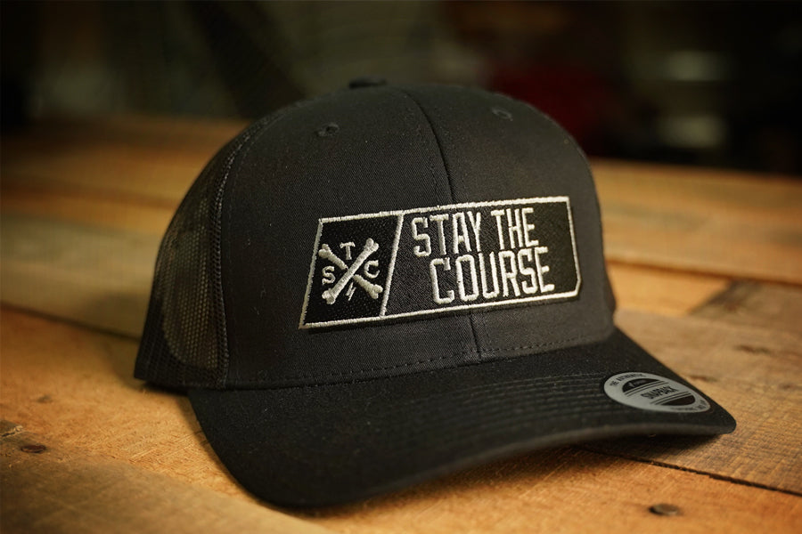 Them Bones Trucker Hat Black 2