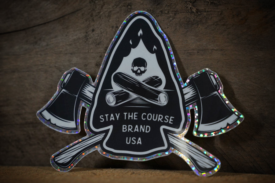 Arrowhead/Axe Sticker 3