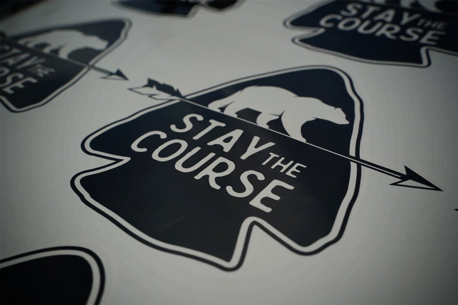 Arrowhead Vinyl Decal – Stay The Course LLC