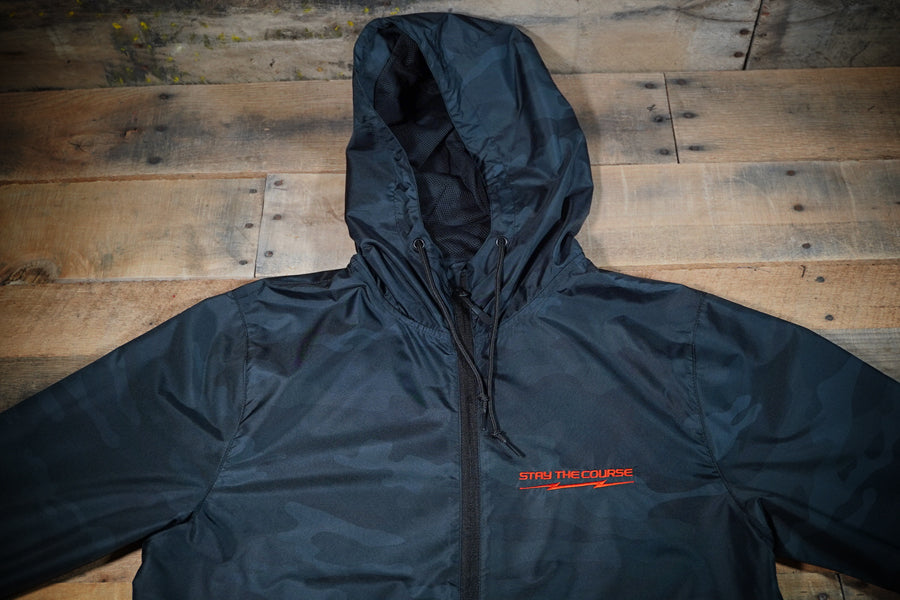 Black Camo Lightweight Voltage Windbreaker 2