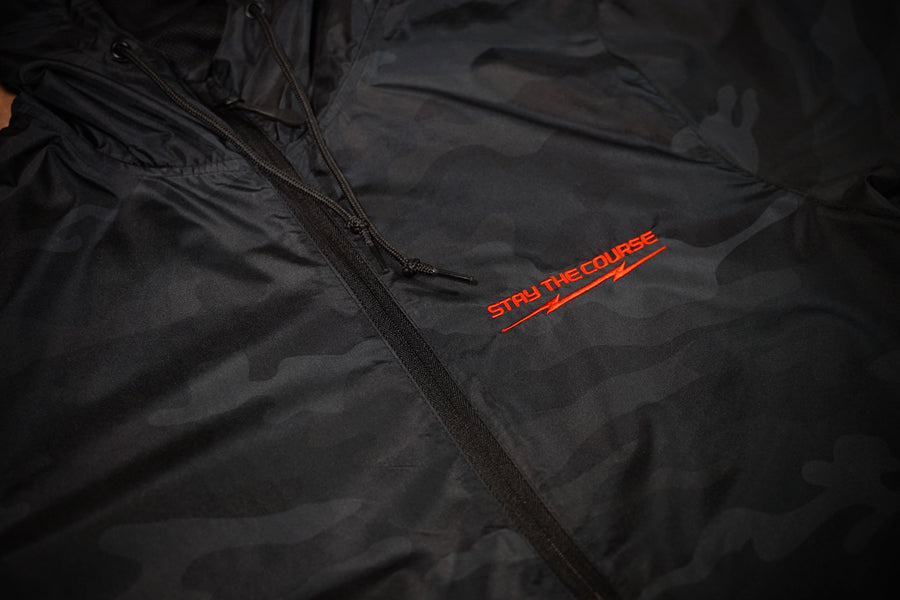 Black Camo Lightweight Voltage Windbreaker 3