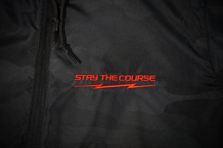 Black Camo Lightweight Voltage Windbreaker 4