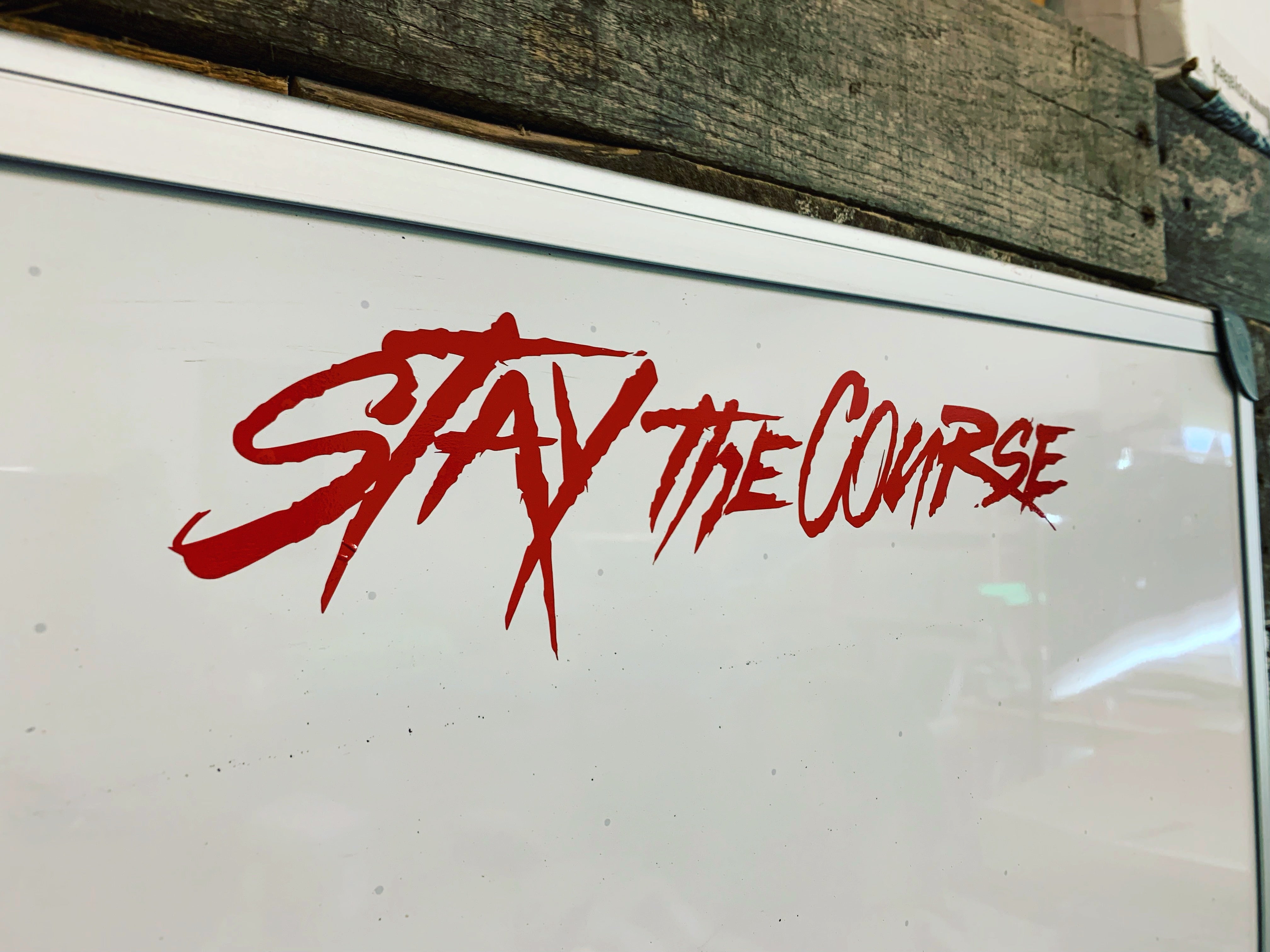 Crafted Vinyl Decal Red