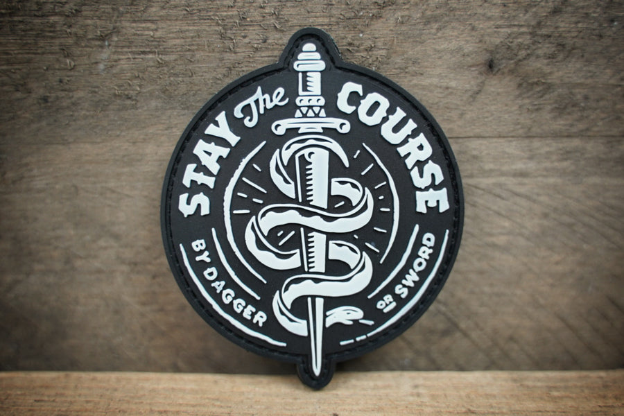Dagger Pvc Dagger PVC patch – Stay The Course LLC