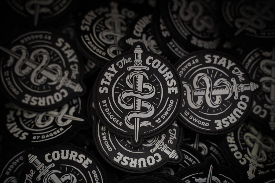 Dagger Pvc Dagger PVC patch – Stay The Course LLC