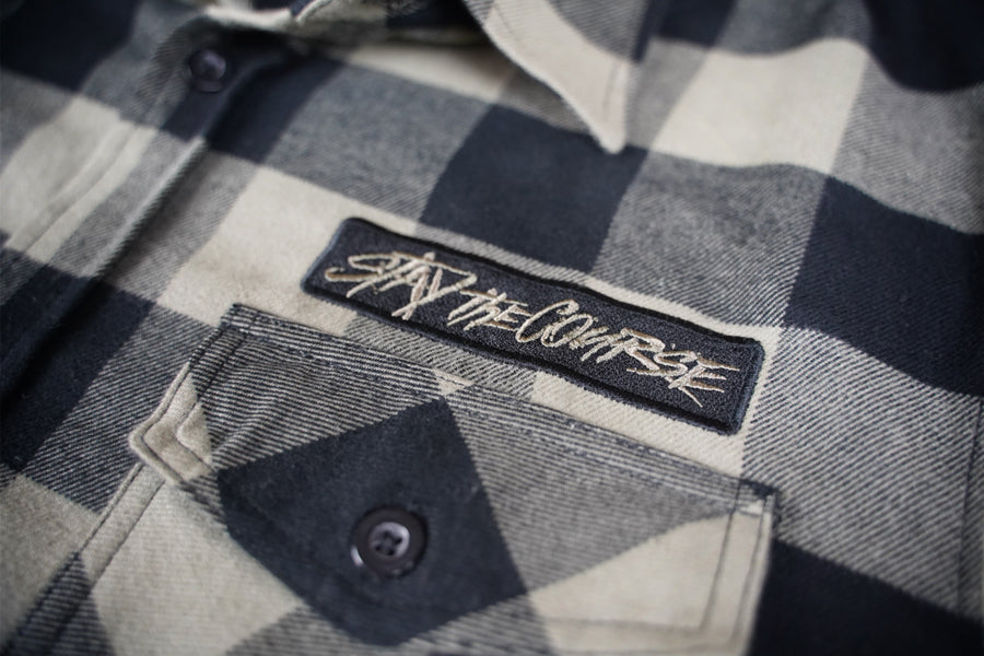 Stay the Course Flannel Shirt - Olive