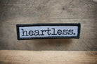 Heartless Embroidered Patch