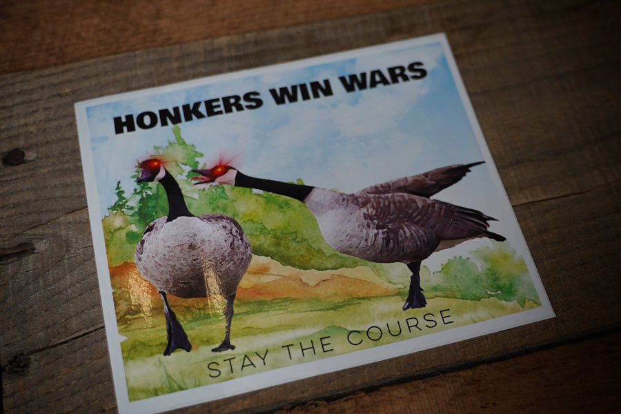 Honkers Win Wars Sticker 2