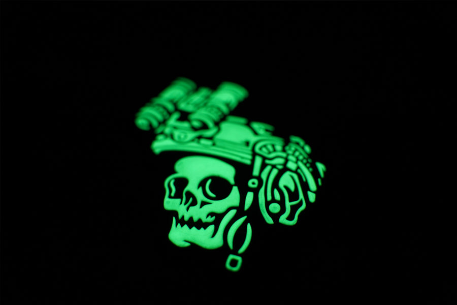 Lady of Darkness GITD PVC Patch Glow