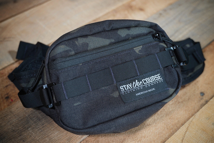 Stay the Course Hip Sack / Multicam Black