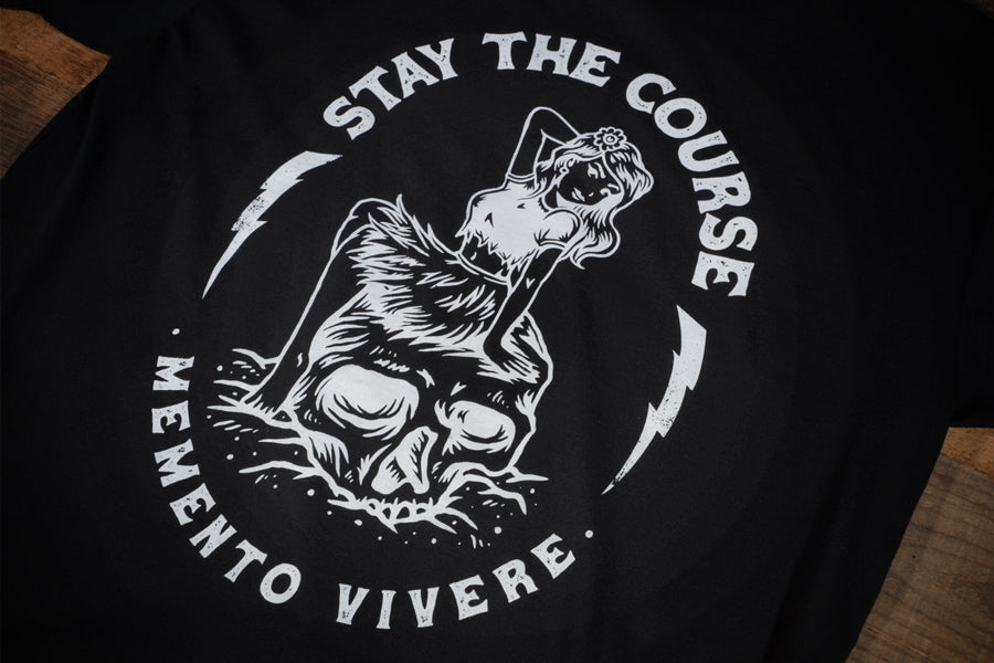 Remember to Live T-shirt / Black Rear