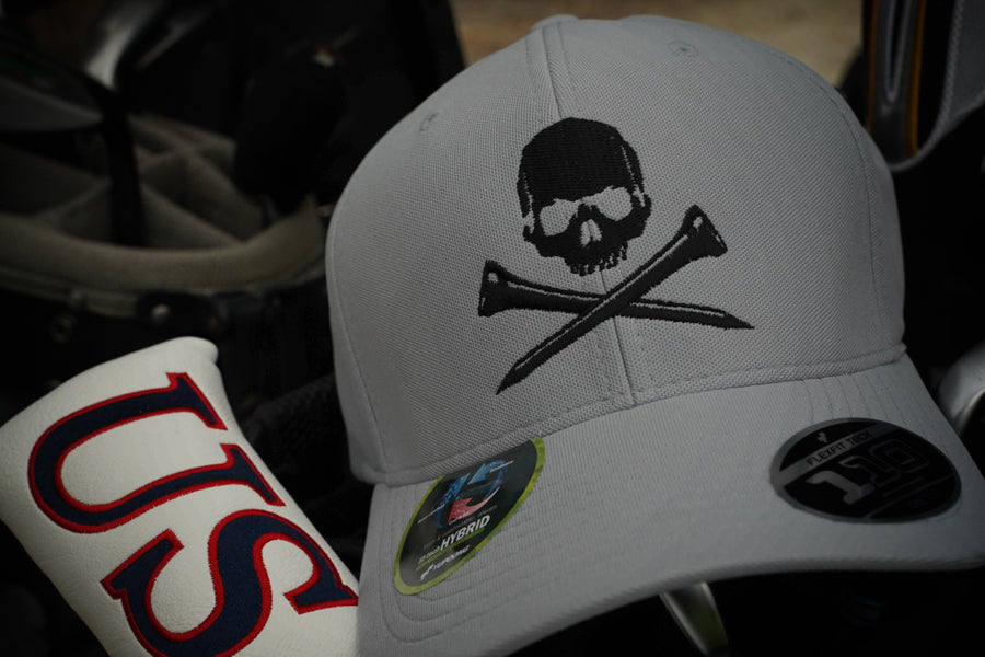 Skull & Tees Golf Hat / Gray 2
