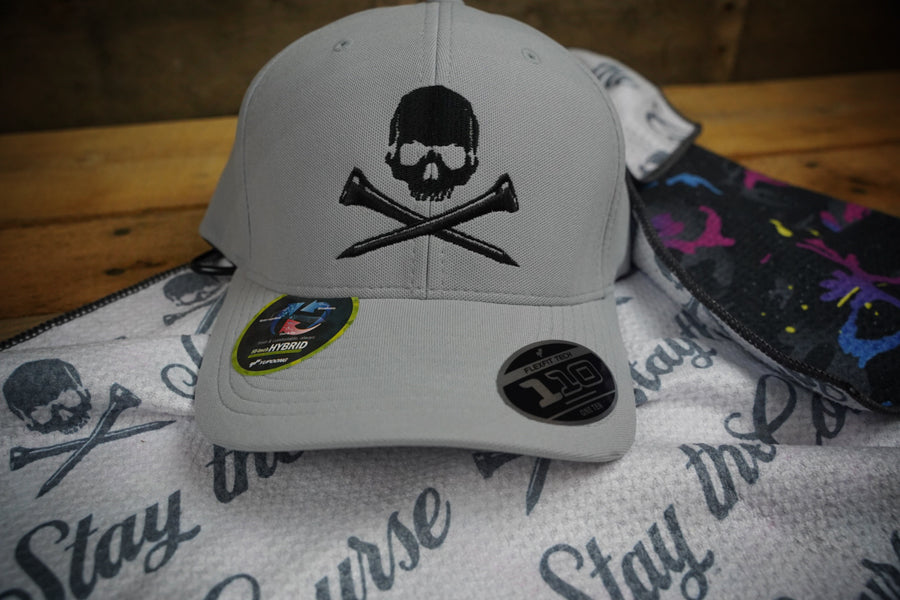 Skull & Tees Golf Hat / Gray forward