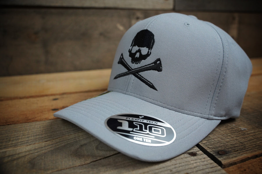 Skull & Tees Golf Hat / Gray side