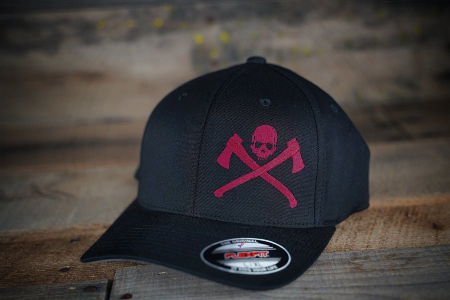 Stay the Course Black Flexfit Hat