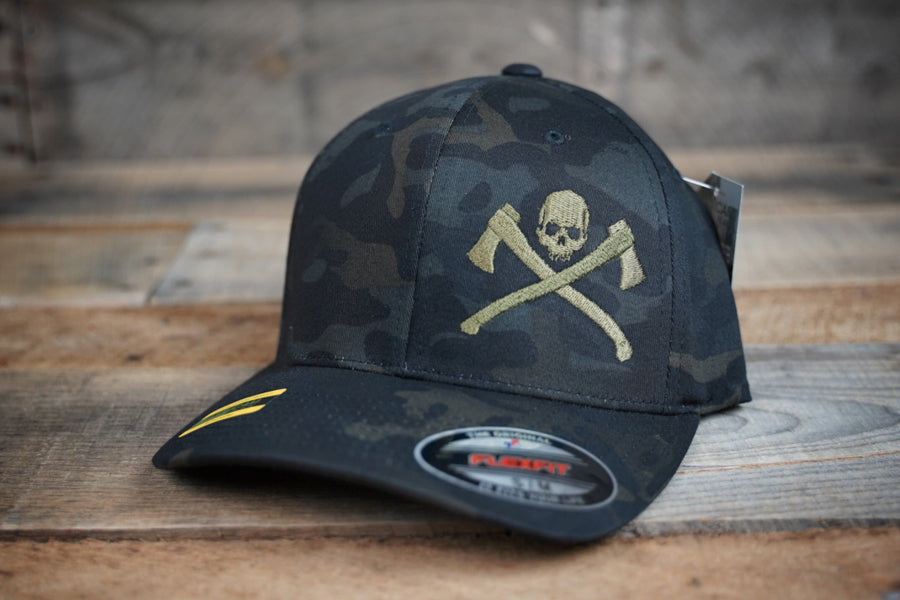 Stay the Course Multicam Flexfit Hat Multicam Black