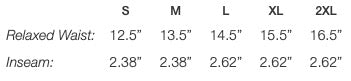 Stay the Course Printed Ranger Panties Size Chart