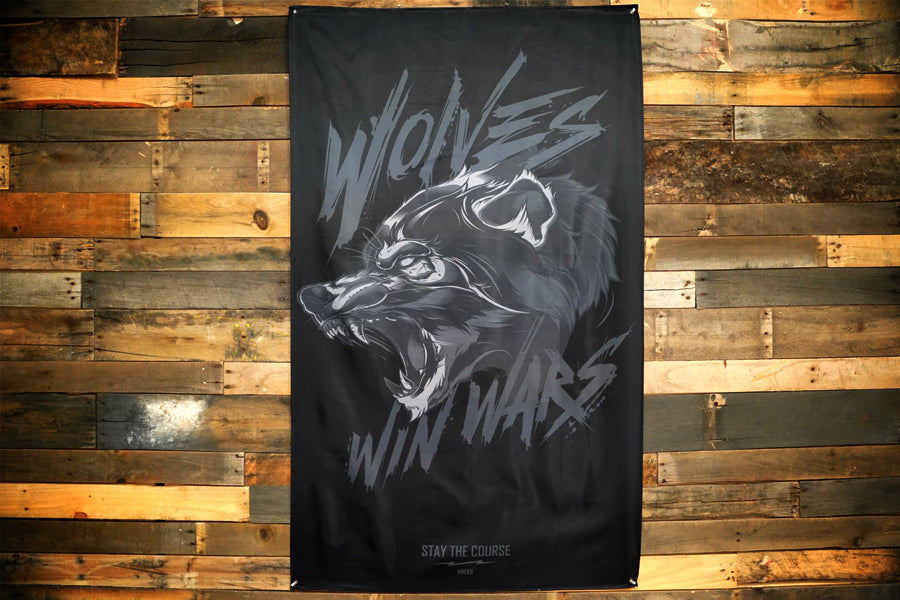 Wolves Win Wars Flag