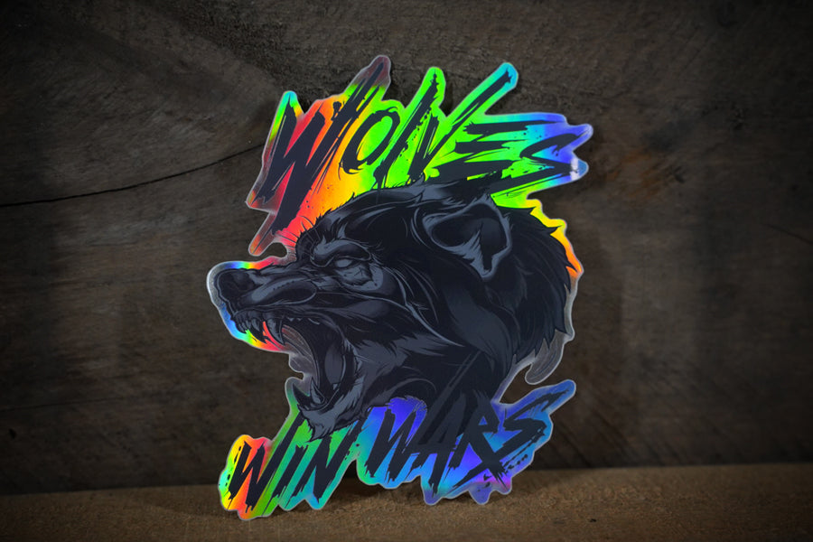 Wolves Win Wars Sticker 1
